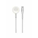 Swissten magnetický kabel pro Apple Watch, USB-C 1,2 m, bílý