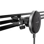 SWISSTEN MAGNETICKÝ VENTILÁTOROVÝ DRŽIAK DO AUTO S BEZDRÔTOVÝM NABÍJANÍM 15W / 7,5W (kompatibilný s MagSafe)