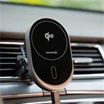 Swissten MagRide magnetický držák do ventilace auta s bezdrátovým nabíjením Qi2 15W