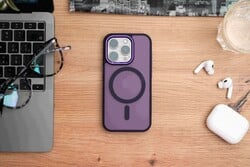 Swissten MagStick Flex Pro pre Apple iPhone 14, fialové