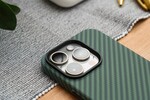 Swissten MagStick Shell Pro pre Apple iPhone 15 Pro Max, zelené