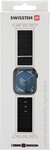 Swissten Marine Straps – remienok pre Apple Watch 42/44/45/49 mm, čierny