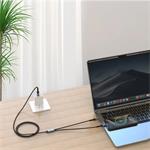 Swissten Nabíjecí kabel 2v1 100W USB-C / USB-C + Lightning 1,5m, černý