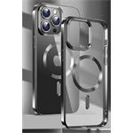 Swissten pouzdro Clear Jelly MagStick Apple iPhone 13 Mini, černé