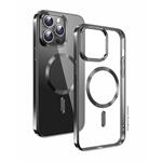 Swissten pouzdro Clear Jelly MagStick Apple iPhone 14 Pro Max, černé