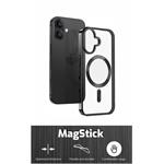 Swissten pouzdro Clear Jelly MagStick Apple iPhone 17 Pro, černé