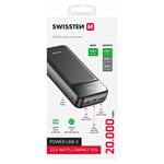 SWISSTEN POWER BANK 20000 mAh POWER LINE II BLACK