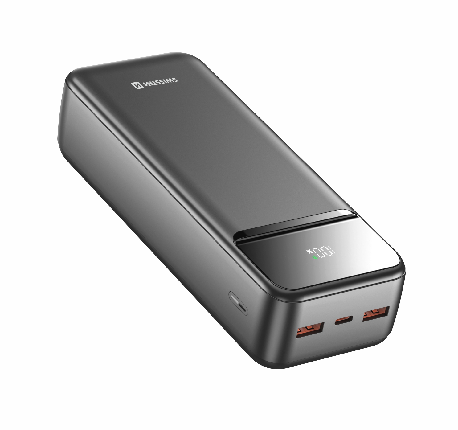 SWISSTEN POWER BANK 30000 mAh POWER LINE II BLACK