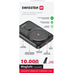 Swissten powerbanka 10000 mAh PD 20 W