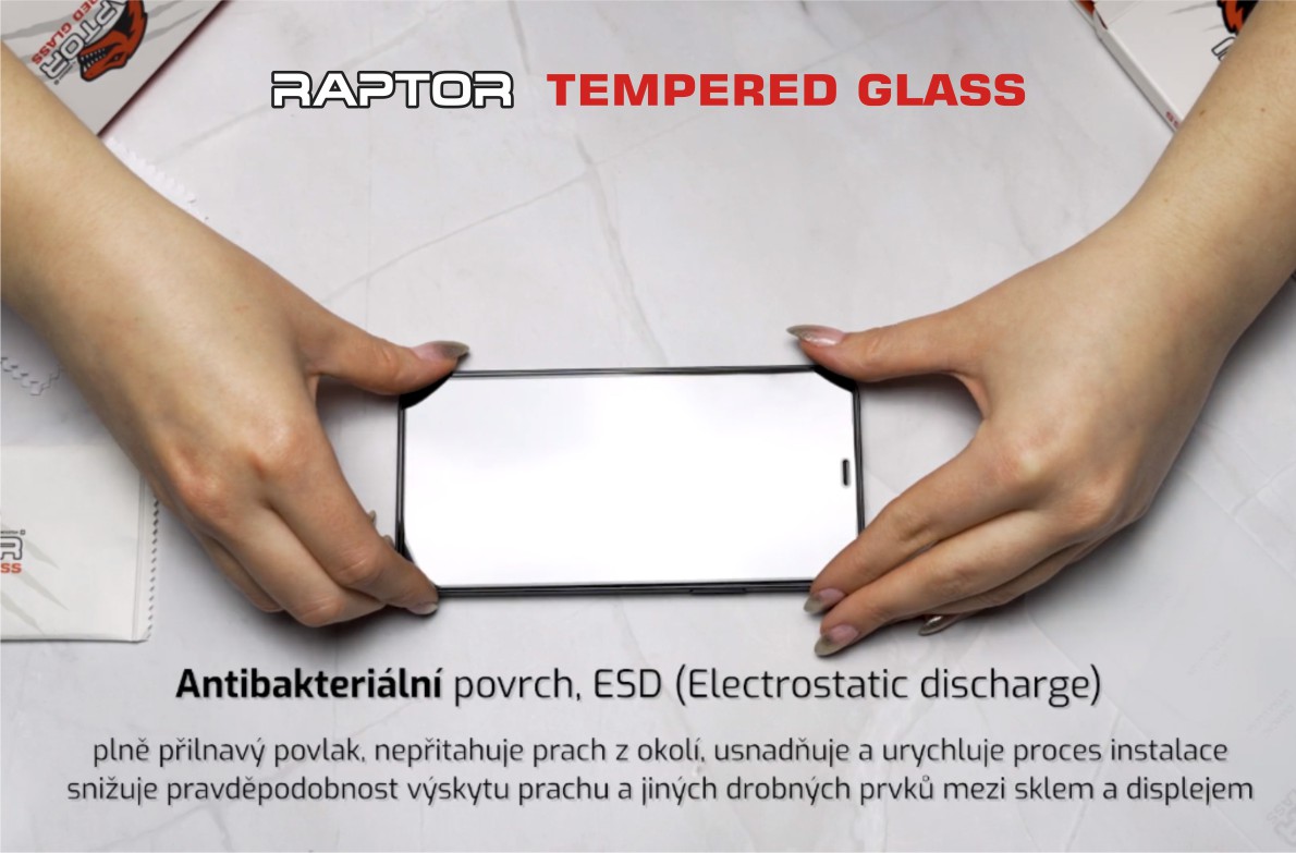 Swissten Raptor Diamond 3D sklo pre Galaxy S22+, čierne