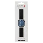 Swissten řemínek Apple Watch nylonový 38–41 mm, černý  