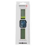 Swissten řemínek Apple Watch nylonový 38–41 mm, zelený  