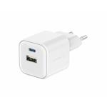 SWISSTEN SÍŤOVÝ ADAPTÉR GaN 1x USB-C 35W PD + 1x USB-A 27W QC BÍLÝ
