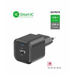 Swissten Síťový adaptér Smart IC 2x USB 2,1A Power (ECO balení), černý
