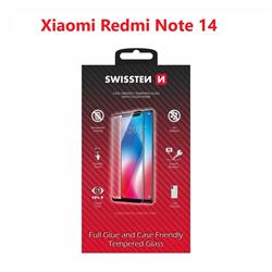 Swissten Sklo Full Glue, Color Frame, Case Friendly pro Xiaomi Redmi Note 14 5G, černé