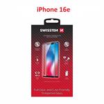 Swissten sklo Full Glue pre iPhone 17e/16e, čierne  