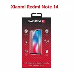 Swissten sklo Full Glue Redmi Note 14, černé  