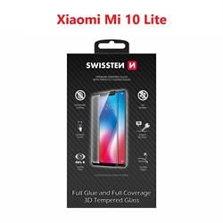 Swissten Sklo Ultra Durable 3D Full Glue Glass pro Xiaomi Mi 10 Lite, černé