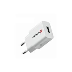 SWISSTEN Smart IC síťová nabíječka USB 2,1A bílý 22013308 - Nabíječky