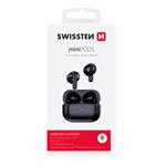 Swissten TWS sluchátka Minipods, černá