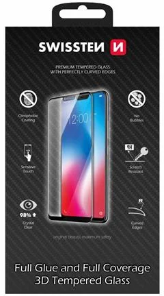 Swissten sklo Ultra Durable Huawei P20 Lite, černé