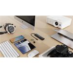 Swissten USB-C rozbočovač 7 v 1, hliník  