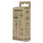 Swissten USB / USB-C kábel ECO, biely
