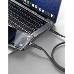 Swissten video kabel USB-C 240 W 8K, černý