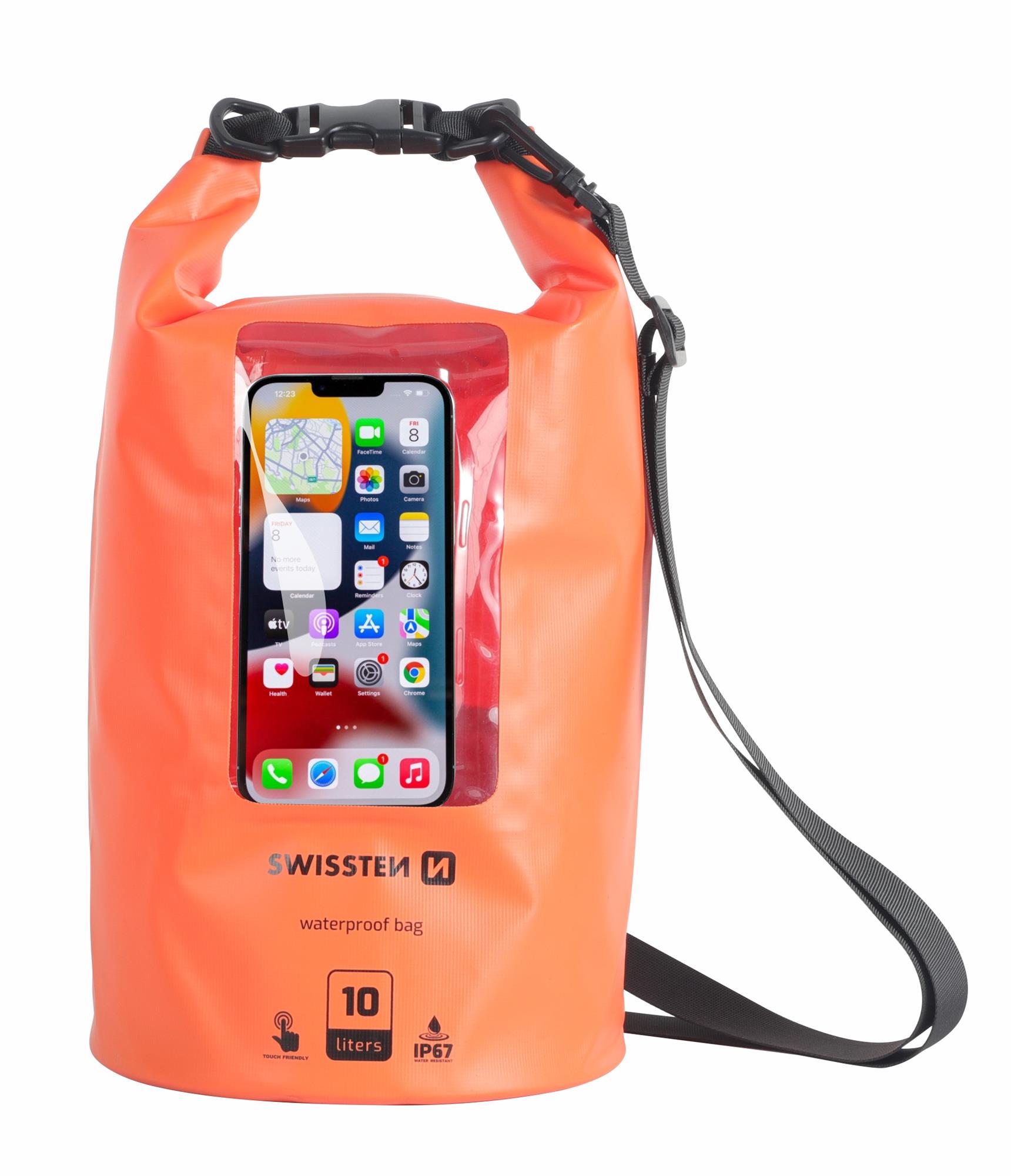 Swissten Waterproof 10L, oranžové