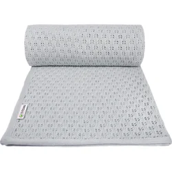 T-TOMI Pletená deka SUMMER Grey