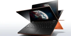 Tablet Lenovo Yoga 13 13,3" HD+ IPS LED (dotykový), Core i3-3217U, 4GB, 128GB SSD, DVD,WiFi,BT,CAM,W8-64bit,orange