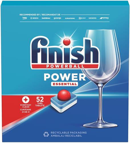 Tablety do umývačky riadu Finish Power Essential All in 1 52 ks