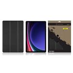 Tactical Book Tri Fold Pouzdro pro Samsung X710/X716 Galaxy Tab S9 Black