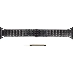 Tactical Diamond magnetický kovový řemínek pro Apple Watch 4 44mm Black - černý
