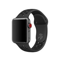 Tactical Double silikonový řemínek pro Apple Watch 4 44mm Black - černý