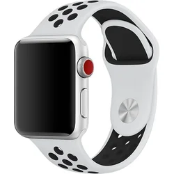 Tactical Double silikonový řemínek pro Samsung Gear 42mm White/Black - bílo černý