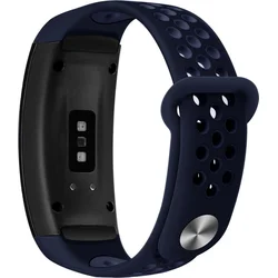 Tactical Double silikonový řemínek pro Samsung Gear Fit 2 Pro Navy