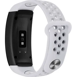 Tactical Double silikonový řemínek pro Samsung Gear Fit 2 Pro White - bílý