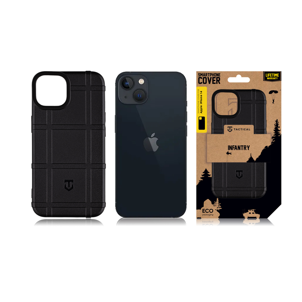 Tactical Infantry Kryt pro Apple iPhone 14 Black