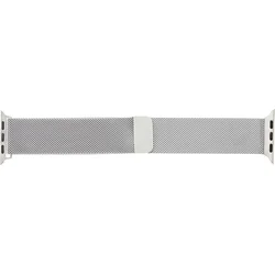 Tactical Loop Magnetický Kovový Pásek pro Apple Watch 1/2/3 42mm Silver - stříbrný