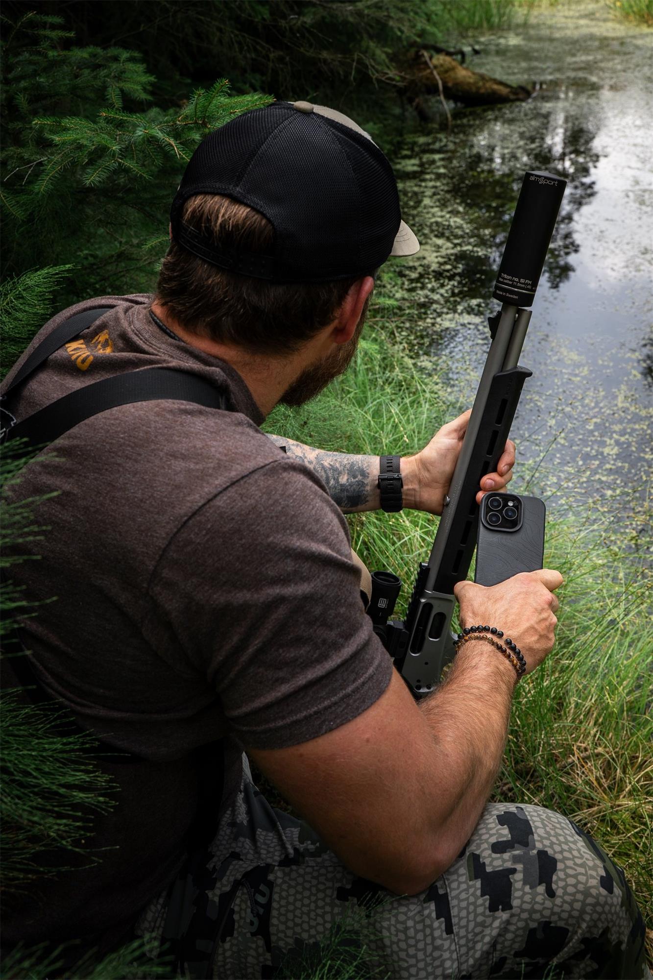 Tactical MagForce Beaver Kryt pro iPhone 17 Pro Asphalt
