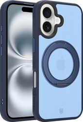 Tactical MagForce Hyperstand – puzdro pre Apple iPhone 16 v tmavomodrej farbe
