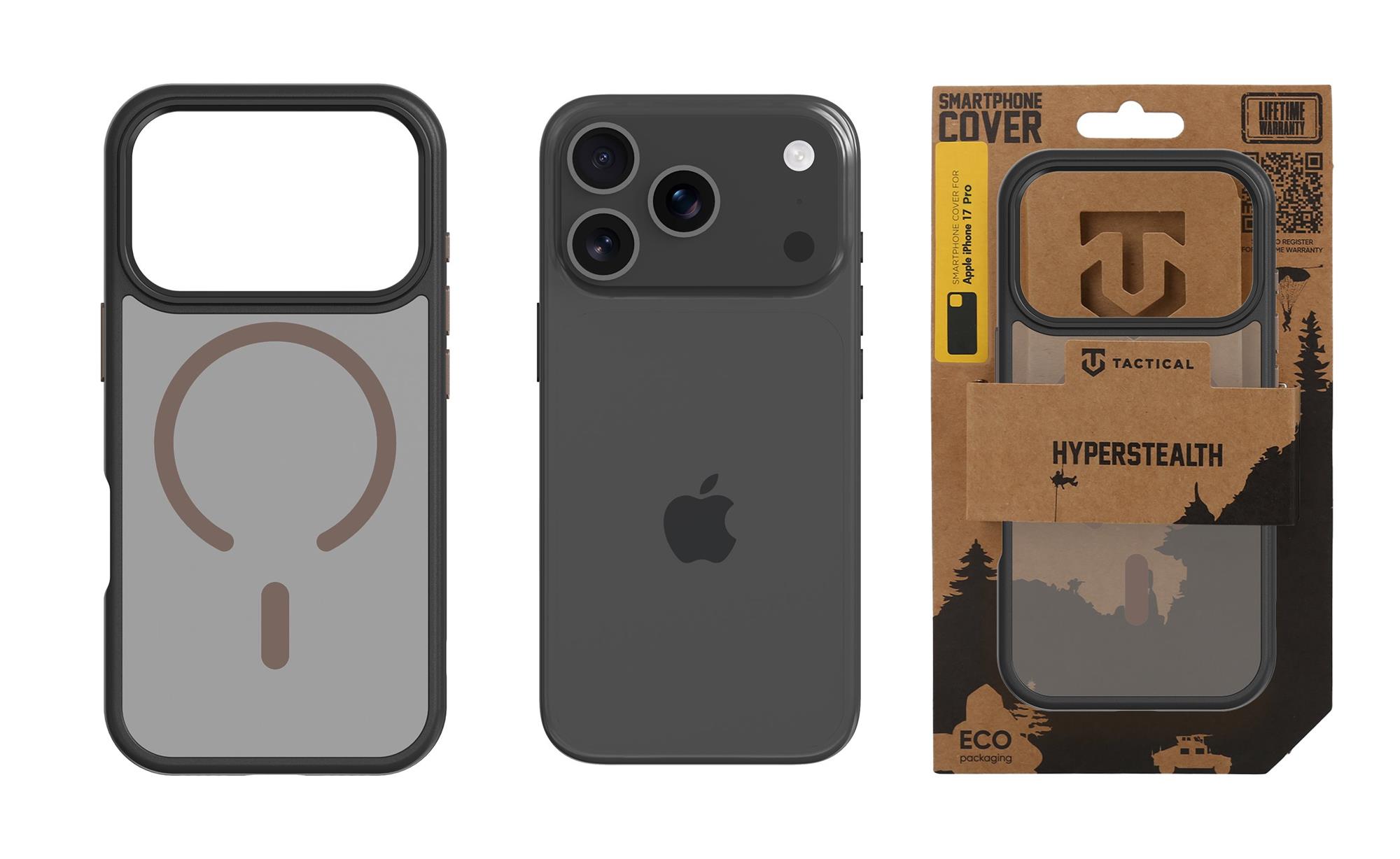 Tactical MagForce Hyperstealth 2.0 pro iPhone 17 Pro Black/Moucha Moose