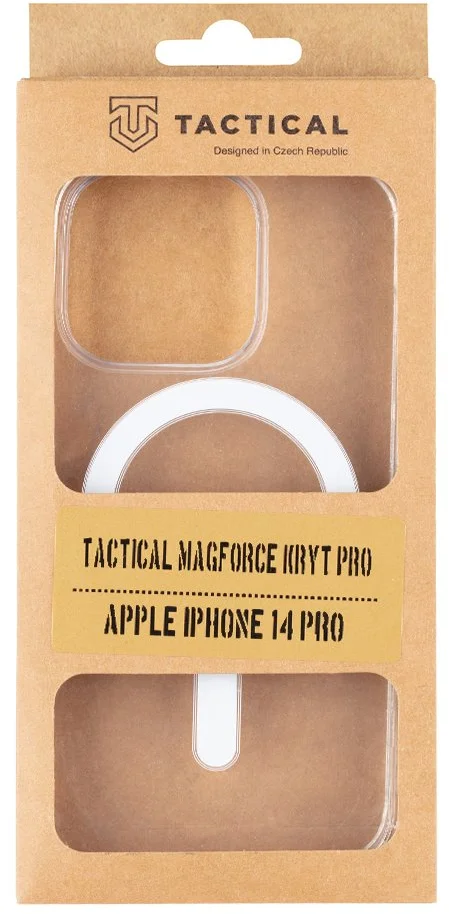 Tactical MagForce TPU Kryt pro Apple iPhone 14 Pro, průhledný