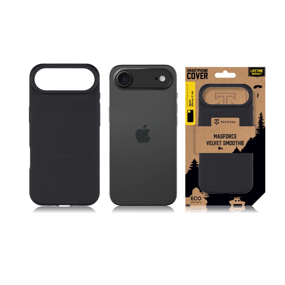 Tactical MagForce Velvet Smoothie Kryt pro Apple iPhone Air Asphalt
