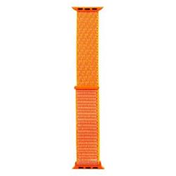 Tactical nylonový řemínek pro Apple Watch 1,2,3,4,5 42-44mm Orange - oranžový 2449321 - Wearables