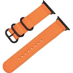 Tactical nylonový řemínek pro Apple Watch 1/2/3 42mm Orange - oranžový