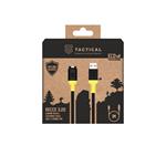 Tactical Recce 3:20 kabel pro Garmin USB-A černý/žlutý