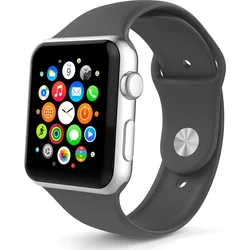 Tactical silikonový řemínek pro Apple Watch 1/2/3 42mm Grey - šedý