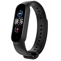 Tactical Silikonový Řemínek pro Xiaomi Mi Band 5 Black - černý